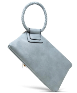 Fashion Handcufee Tassel Wristlet Clutch JYM-0346 DUSTY BLUE